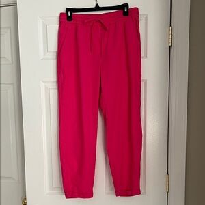 Vibrant Pink Jogger Pants